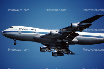 N731PA, Boeing 747-121, (SFO), Pan American Airways PAA, Boeing 747-100 series, Clipper Ocean Express