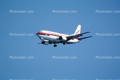 N307AC, Boeing 737-3A4, 737-300, (SFO), Air California ACL, CFM56-3B2, CFM56