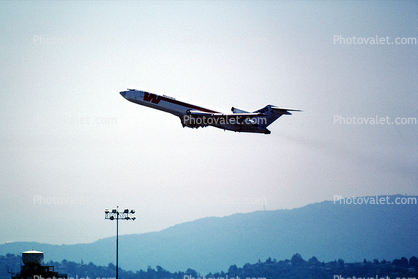 Boeing 727, Western Airlines WAL, San Francisco International Airport (SFO)