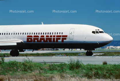 N456BN, Boeing 727-227, (SFO), Braniff International Airways, JT8D, 727-200 series