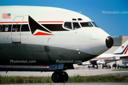 N506DA, Boeing 727-232, Delta Air Lines, JT8D-15 s3, JT8D, milestone of flight, 727-200 series