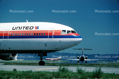 N1833U, United Airlines UAL, Douglas DC-10, (SFO)