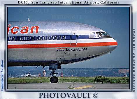 American Airlines AAL, Douglas DC-10-10, (SFO), N124AA, CF6-6K, CF6