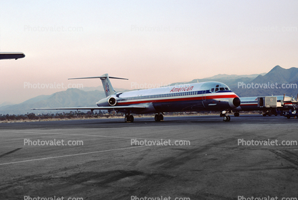 N563AA, American Airlines AAL, MD-83, Palm Springs International Airport