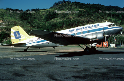 VH-BPL, Douglas DC-3CS1C3G, Air Queensland, Twin Engine Prop