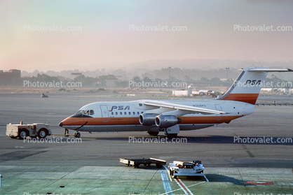 N358PS, Bae 146-200, Pacific Southwest Airlines, PSA