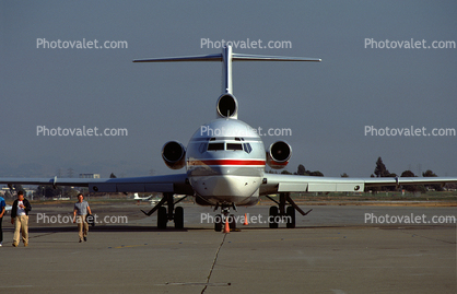 N505C, Boeing 727-031 (RE), F.B. Ayer and Associates, head-on, JT8D, Jeffery Epstein plane