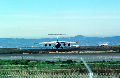 San Francisco International Airport (SFO), Air California ACL, N146AC, Bae 146-200