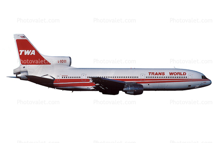 Trans World Airlines TWA, Lockheed L-1011-1, N31032, photo-object, object, cut-out, cutout, RB211