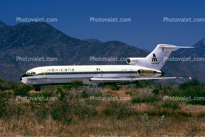 XA-MXC, Boeing 727-264, Mexicana Airlines, JT8D-17R s3, JT8D, 727-200 series, Tuxtla Gutierrez, March 1988