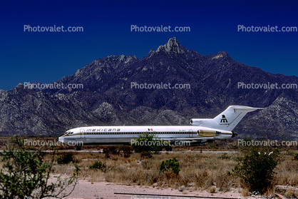 XA-MXC, Boeing 727-264, Mexicana Airlines, 727-200 series, Tuxtla Gutierrez , JT8D-17R s3, JT8D, March 1988