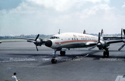 Trans World Airlines TWA, Lockheed Constellation, 1960, 1960s