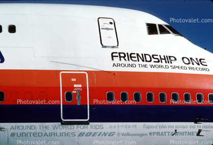 N147UA, Boeing 747-SP21, Friendship One, Around the World Speed Record, 747SP series, JT9D-7A, JT9D