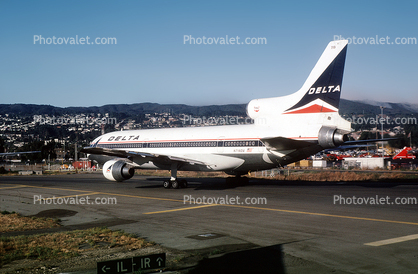 N719DA, Delta Air Lines, Lockheed L-1011, San Francisco International Airport (SFO)