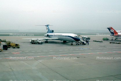 Tupolev Tu-154, Malev Airlines, Rhein-Main, Frankfurt Main, Germany, (FRA)