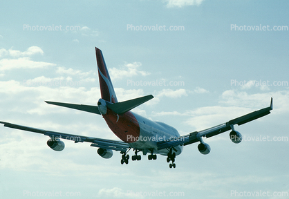 VH-OJA, Boeing 747-438, Qantas Airlines, The Spirit of Australia, 747-400 series, RB211-524G, RB211