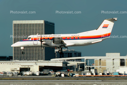 N282UE, Westair (United Express), Embraer EMB-120RT, LAX