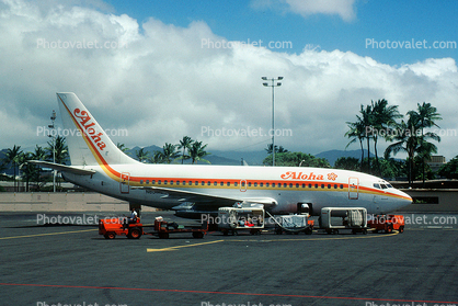 N801AL, Aloha Airlines, Boeing 737-202C, 737-200 series, JT8D