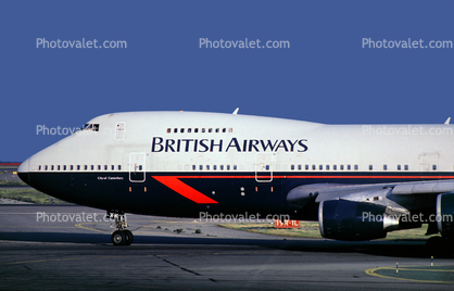 G-BDXK, Boeing 747-236B, City of Canterbury, (SFO), British Airways BAW, RB211, RB211-524D4