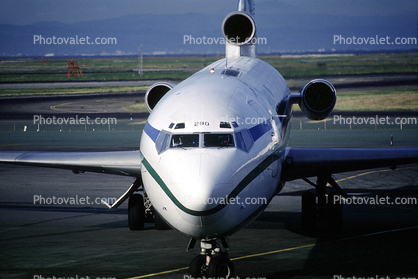 N290AS, Boeing 727-290, Alaska Airlines ASA, JT8D, JT8D-17 s3, 727-200 series