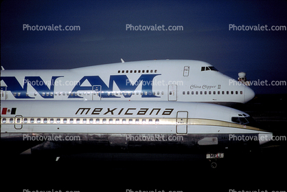 Boeing 747, Boeing 727, Mexicana Airlines, San Francisco International Airport (SFO), Pan American Airways PAA