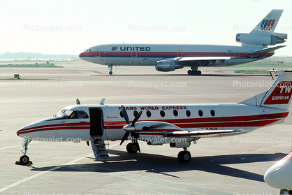 Trans World Express, TWA, Douglas DC-10, Logan International Airport