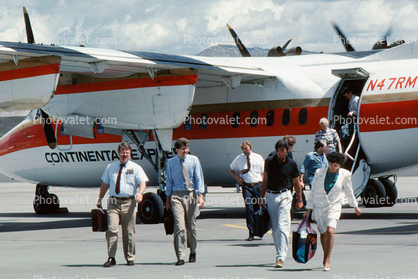 N47RM, Continental Express, De Havilland Canada DHC-7-102, PT6A