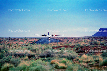 N147SA, DHC-6-300 Twin Otter, Scenic Airlines, Marble Canyon Landing Strip, Arizona, PT6A-27, PT6A