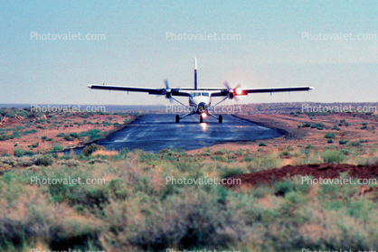 N147SA, DHC-6-300 Twin Otter, Scenic Airlines, PT6A-27, PT6A, Marble Canyon Landing Strip, Arizona