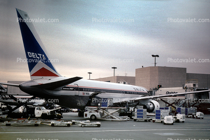 N125DL, Boeing 767, Delta Air Lines, CF6-80A2, CF6