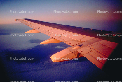 Boeing 737, Southwest Airlines SWA, Lone Wing in Flight