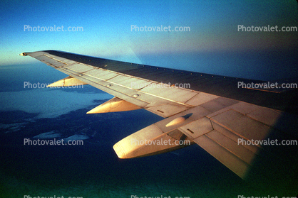 Lone Wing in Flight, Boeing 737, Southwest Airlines SWA
