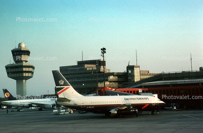 G-BKYC, Boeing 737-236, British Airways BAW, Tegel International Airport, Berlin, Germany, 737-200 series
