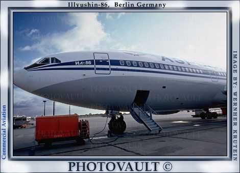 Ilyushin Il-86, Four Engine, Widebody, Twin Aisle, Jet, Aeroflot Russian Airlines AFL
