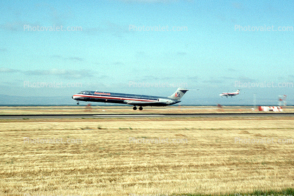 American Airlines AAL, Douglas DC-9, (SFO)