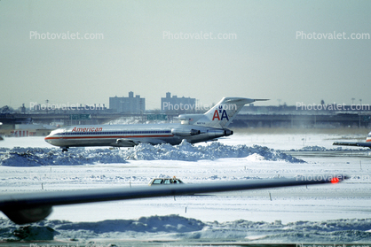 American Airlines AAL, Boeing 727-223, N887AA, March 1993