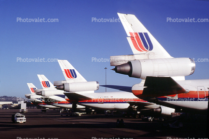 United Airlines UAL, Douglas DC-10, (SFO)