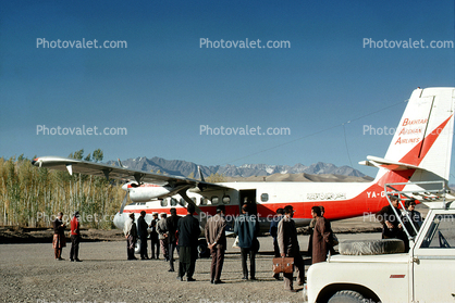 YA-GAT, de Havilland Canada DHC-6 Twin Otter 100, Bakhtar Afghan Airlines, 1969, 1960s, PT6A-20, PT6A
