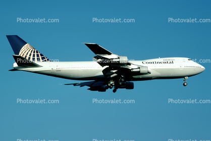 N33021, Boeing 747-243B, 747-200, series Continental Airlines COA, JT9D, JT9D-7A