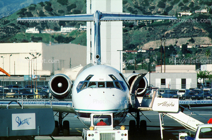 Douglas DC-9, Alaska Airlines ASA, Burbank-Glendale-Pasadena Airport (BUR)