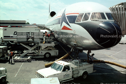 Scissor Lift Catering Truck, Delta Air Lines, Lockheed L-1011