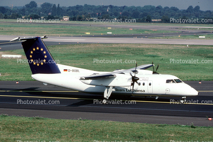 D-BOBL, De Havilland Canada DHC-8-102A, Cirrus Airlines, Team Lufthansa, Euro Flag, Q100