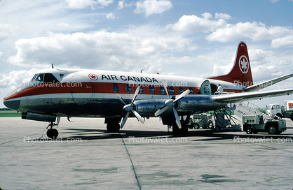 CF-THW, Vickers Viscount, Air Canada ACA, August 1967, 1960s