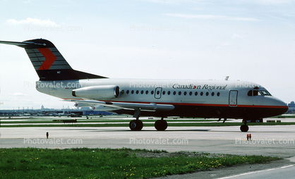 Canadian Regional Airlines, Fokker F-28, C-FOCR