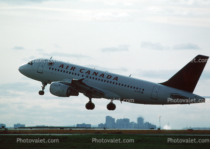 C-FYJB, Air Canada ACA, Airbus A319-114, CFM56-5A5, CFM56