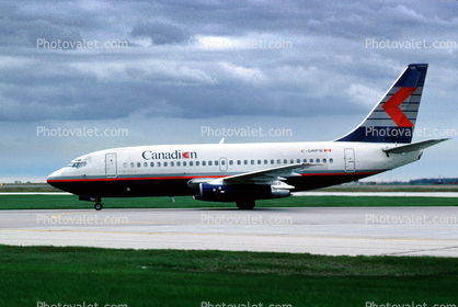 C-GNPW, Boeing 737-275, 737-200 series, Canadian Airlines