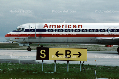 N1429G, American Airlines AAL, Fokker F28-0100, F-100