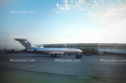 Terminal Buildings, exterior, N879AA, Boeing 727-223, American Airlines AAL, 727-200 series
