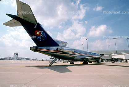 N282US, Boeing 727-251, Sunworld Airlines, JT8D, 727-200 series