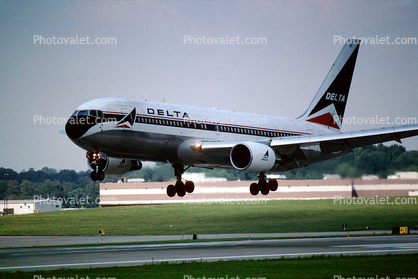 N115DA, Delta Air Lines, Boeing 767-232BDSF, 767-200 series, CF6-80A, CF6